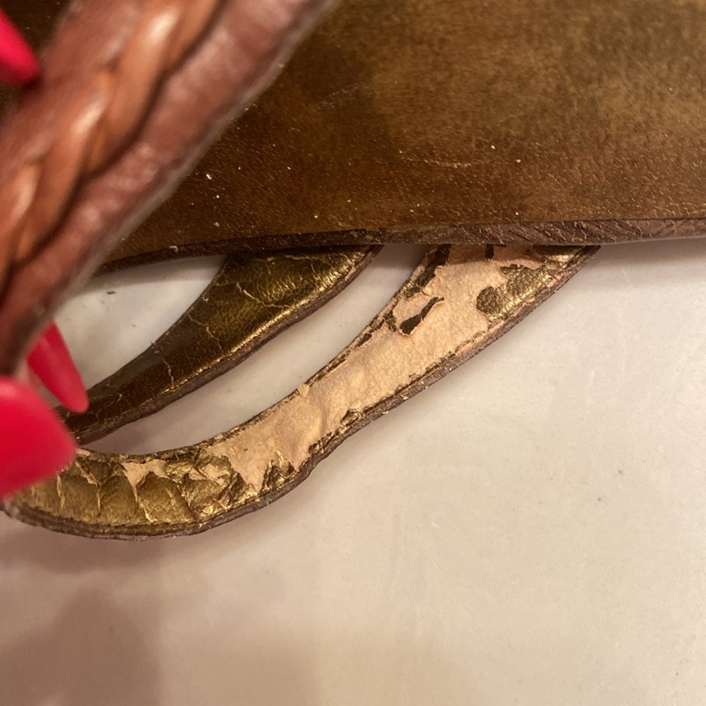Nine West thong sandals size 7 1/2 - Picture 6 of 15